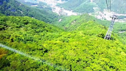 영남알프스 밀양 얼음골 케이블카(Yeongnam Alps Icevalley cable car experience)하행