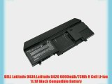 DELL Latitude D430Latitude D420 6600mAh/73Wh 9 Cell Li-ion 11.1V Black Compatible Battery