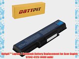 Battpit? Laptop / Notebook Battery Replacement for Acer Aspire 5734Z-4725 (4400 mAh)