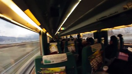KTX train from Busan to Seoul