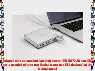 Hyperjuice 60Wh External Battery for MacBooks/USB Devices - Silver (MBP1.5-060)