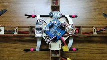 Hobbyking Super Mini Quadcopter Frame with Motors (445mm) Vol.22 indoor test flight