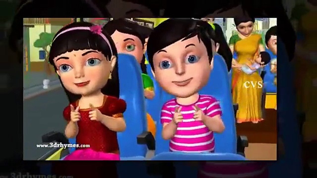 For Children Wheels On The Bus Go Round And Round New