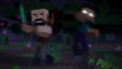 Notch VS Herobrine - Minecraft Animation (Animação Minecraft)