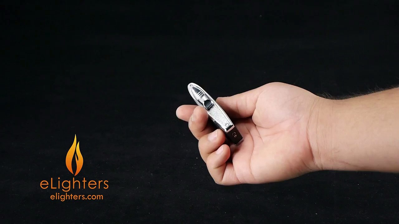 Visol 'Cole' Black Matte Torch Flame Lighter