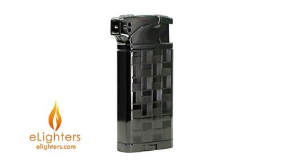 Visol 'Coppia' All-in-One Gunmetal Cigar, Cigarette and Pipe Lighter