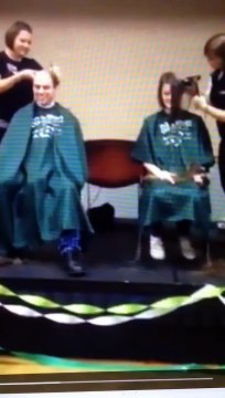 Girl Shaves Head (St. Baldricks Pediatric Cancer Research Fundraiser!)