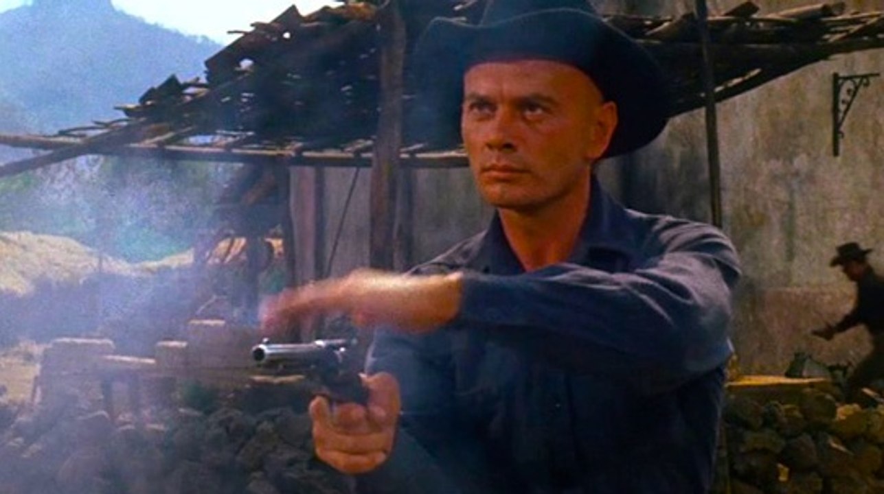 Return of the Seven (1966) Yul Brynner, Robert Fuller, Julián Mateos.  Western