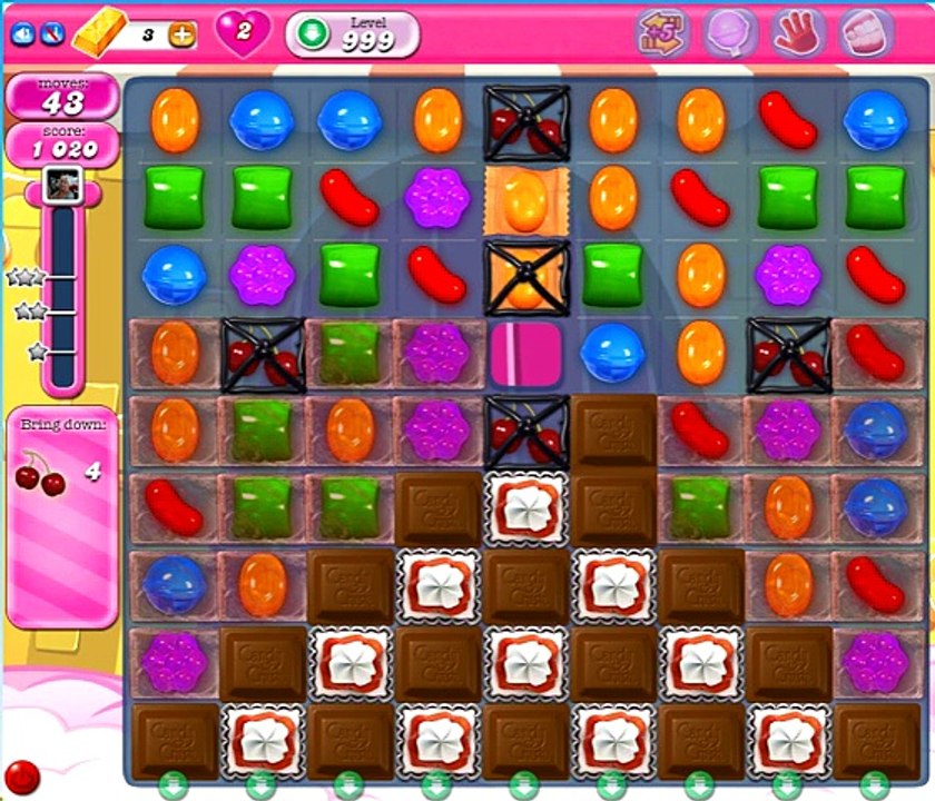 Candy Crush Saga level 999