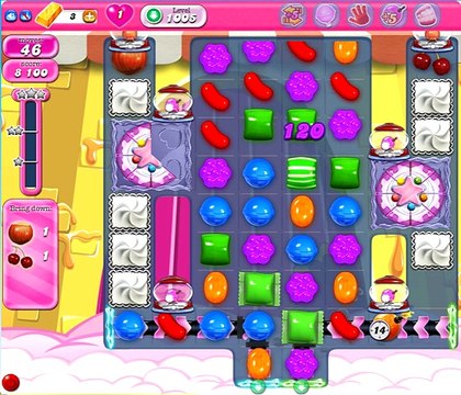 Candy Crush Saga level 1005