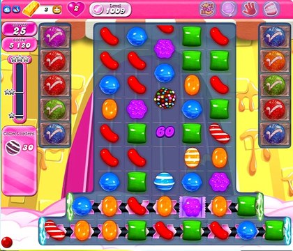 Candy Crush Saga level 1009