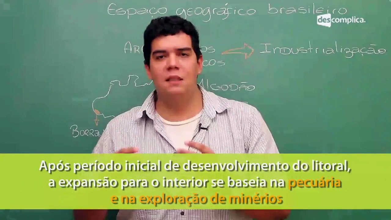 A Formação do Espaço Geográfico Brasileiro - Extensivo Geografia | Descomplica