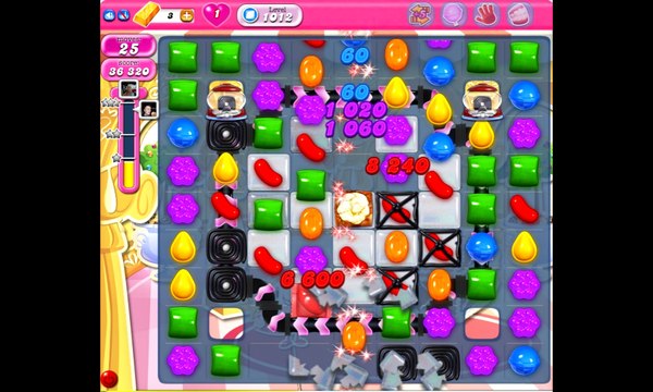 Candy Crush Saga level 1012