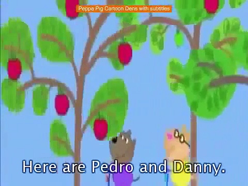 Peppa Pig Cartoon Dens with subtitles