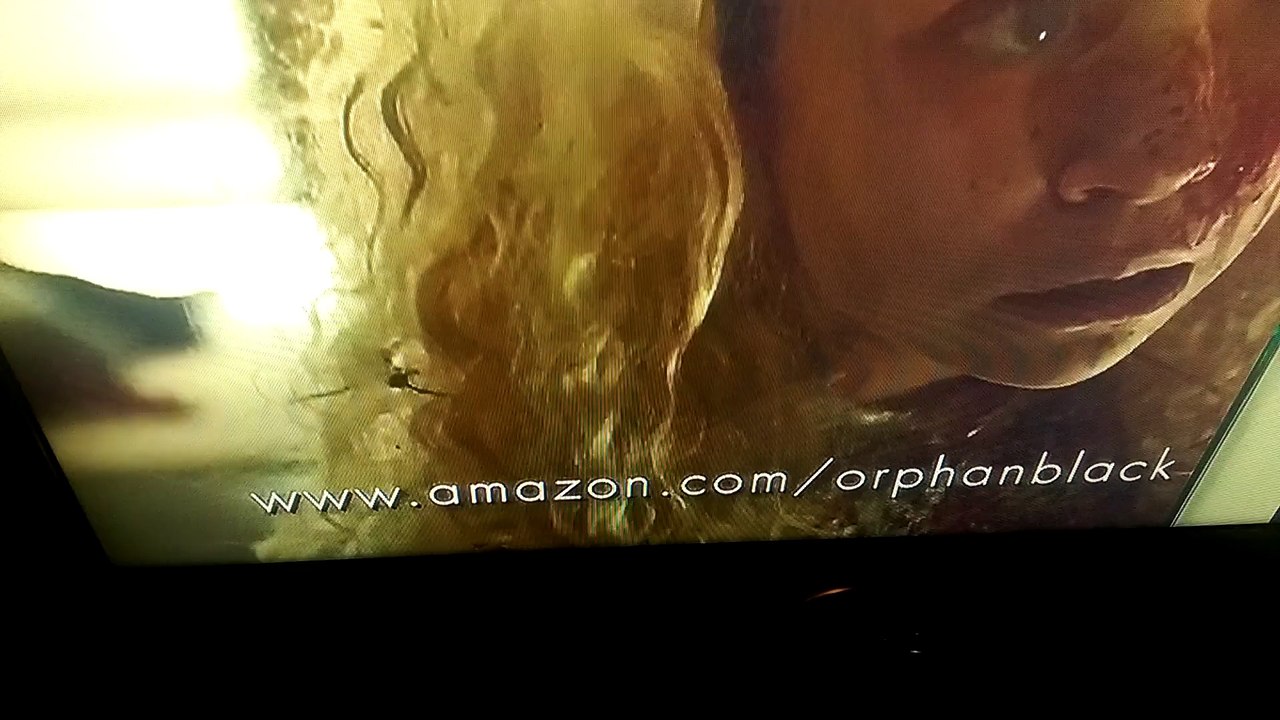 Orphan Black lesbian kiss in commercial 2