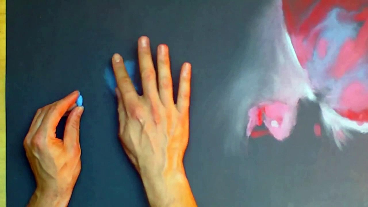 M42 Orion Nebula Pastel Painting - The Nebula Series No. 3