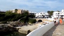 El pueblo costero de Binibeca  ( Menorca ) islas baleares spain