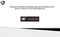 Responsive Websites and Mobile Applications-Solutions That Seems To Work For Your Online Business