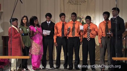 "He Raised Me Up" sung by Remnant SDA Church Youth