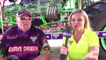 Monster Jam World Finals XV - Interview with Grave Digger & Dennis Anderson