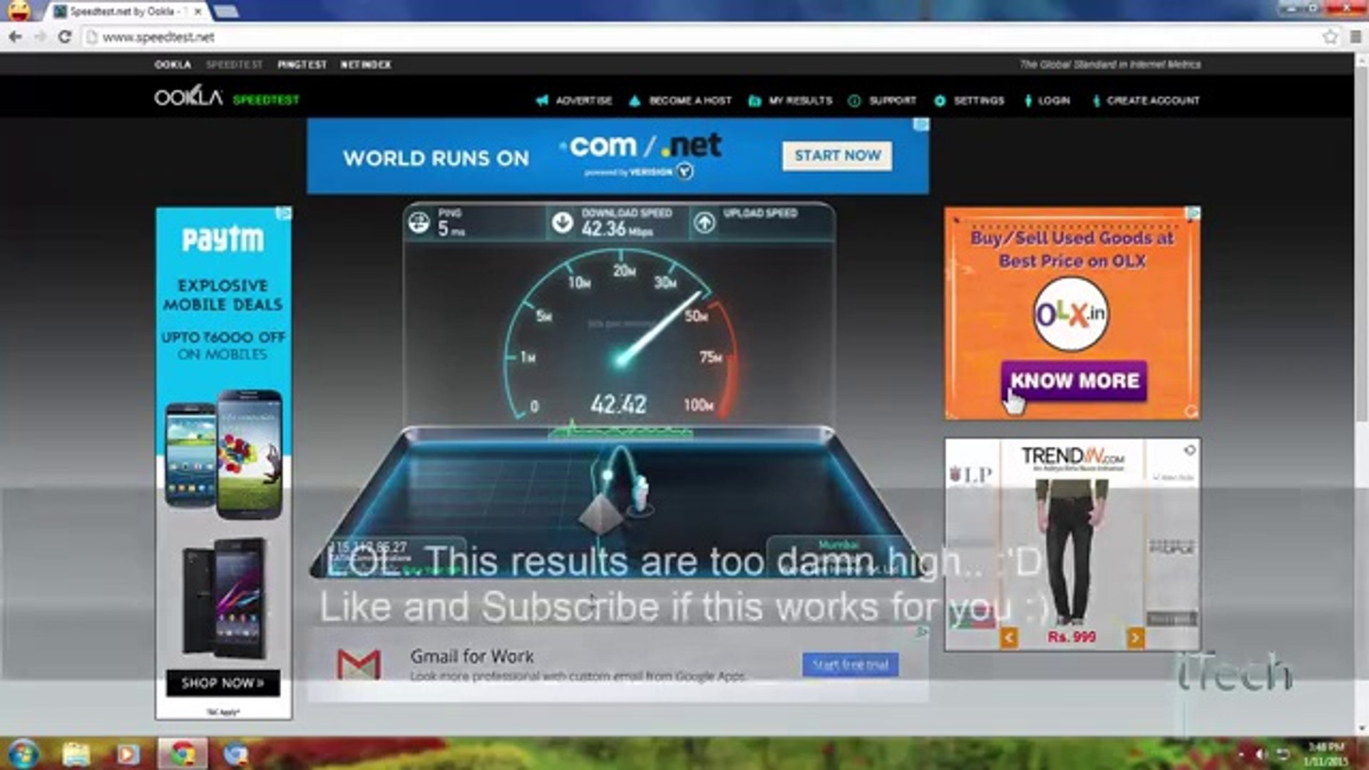 ⁣How to Speed up your Internet Connection for Windows 7,8,8.1,10 [HD][2015][Official]