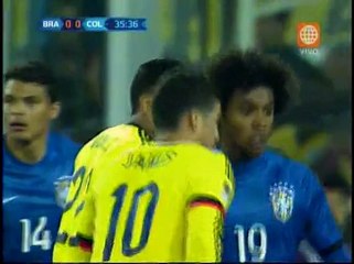 Brasil perdió 1-0 ante Colombia por la Copa América 2015