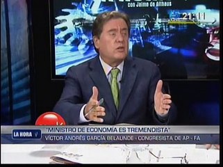 García Belaunde califica de "tremendista" a ministro Segura