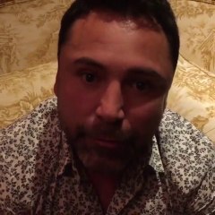 Oscar De La Hoya Answers Floyd Mayweather Jr Rematch Challenge