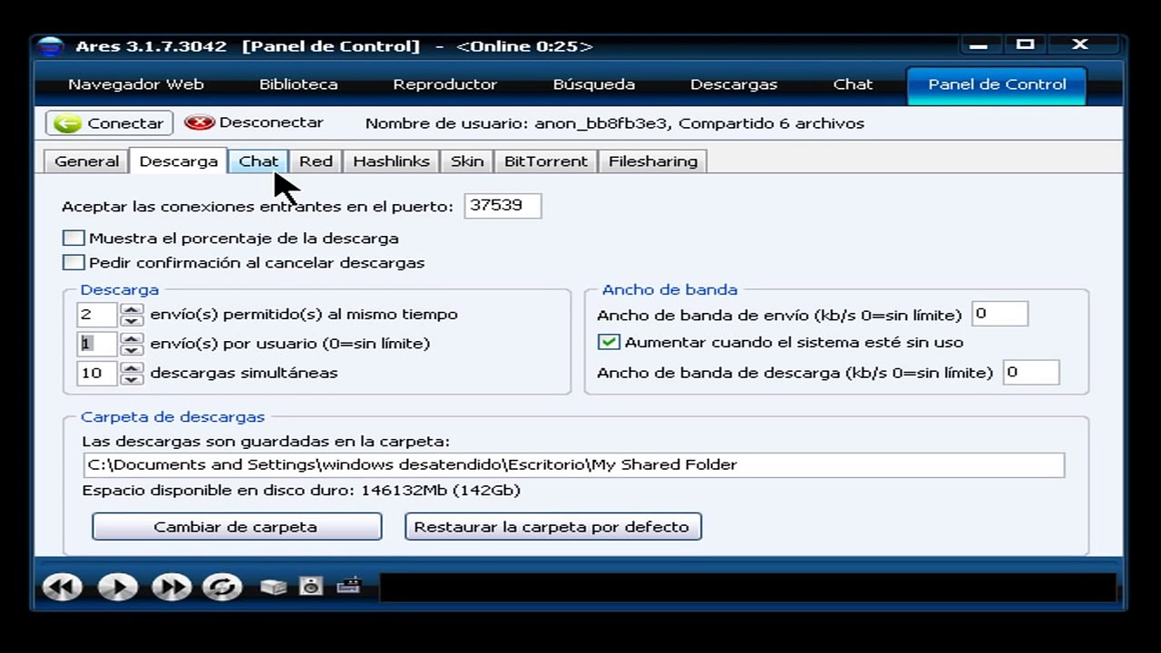 ares no se conecta (solucion) 2015
