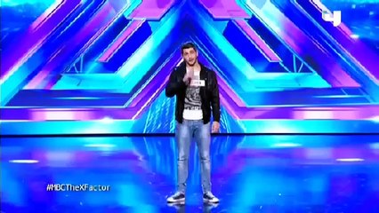 The X Factor 2015 Ep 2 كاظم شماس لبنان تجارب الأداء