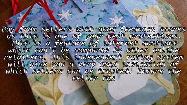 Avoid Internet Auction Fraud With These Tips