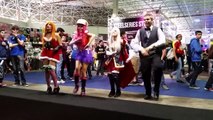 XMA 2014- LEAGUE OF LEGENDS COSPLAYERS DANCING 