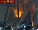 Albanian Muslims destroying and burn Serbian Church in Kosovo