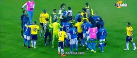 90' Neymar & Carlos Bacca get sent off, at end of Brazil vs Colombia 0-1 Copa America 2015