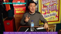 Mentalism at its best!Straw Magic Trick Revealed - Impromptu Tricks - How To Tutorial - After Dinner