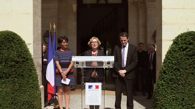 Cérémonie d’installation de Thierry Mandon par Najat Vallaud-Belkacem - allocution de Geneviève Fioraso