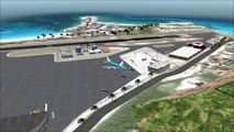 St Maarten Princess Juliana Airport TNCM - X-Plane 10 KLM B747-400