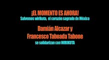 Damián Alcazar y Francesco Taboada se solidarizan con Wirikuta