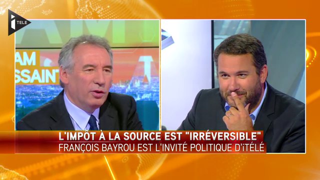 François Bayrou, l'invité de Bruce Toussaint sur iTélé - 170615