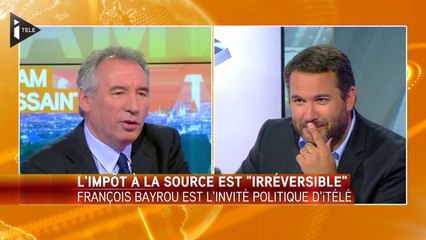 François Bayrou, l'invité de Bruce Toussaint sur iTélé - 170615