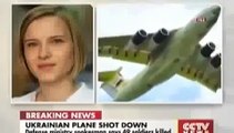 2014 July 17 Breaking News Russian jets shoot down Ukrainian warplane over Ukraine