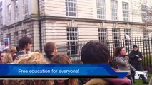 Cardiff students protest against fees