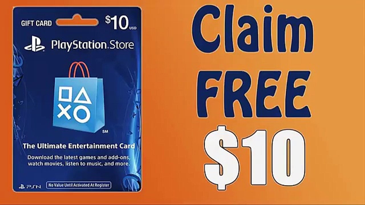 How to Get PlayStation gift card valid codes $10 2015 Proof