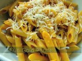 Penne Pasta with Golden Cherry Tomato Sauce Recipe