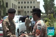 Corps Commander Karachi visits Sindh Rangers Headquarters