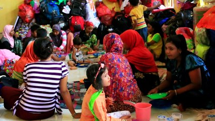 Des réfugiés Rohingyas espèrent un paisible ramadan en Indonésie