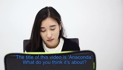 Korean girls are introduced to - Nicki Minaj 'Anaconda'