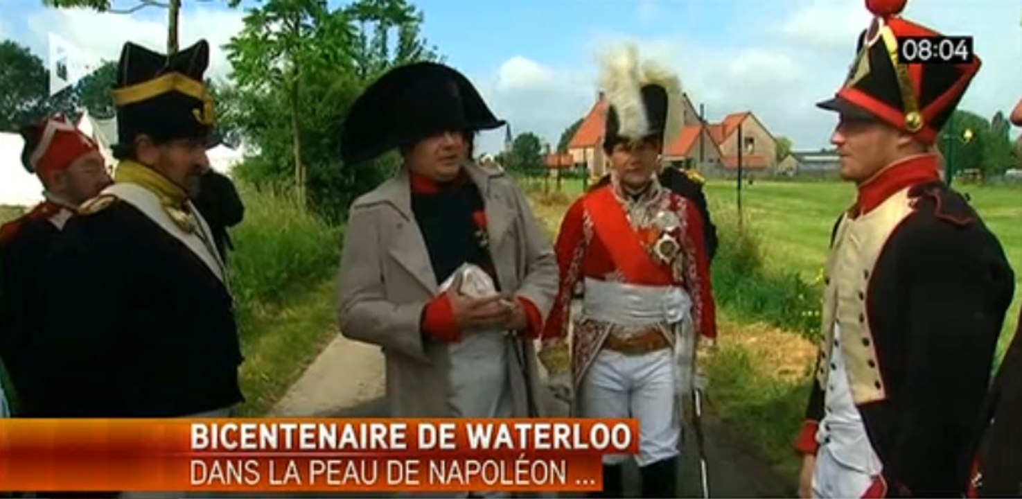 Les commémorations de la bataille de Waterloo à travers nos télés, en 42 secondes