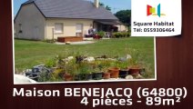 A vendre - Maison/villa - BENEJACQ (64800) - 4 pièces - 89m²