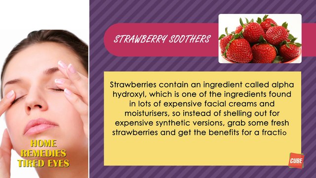 Tired eyes Home Remedies Health Tone Tips Cube Films